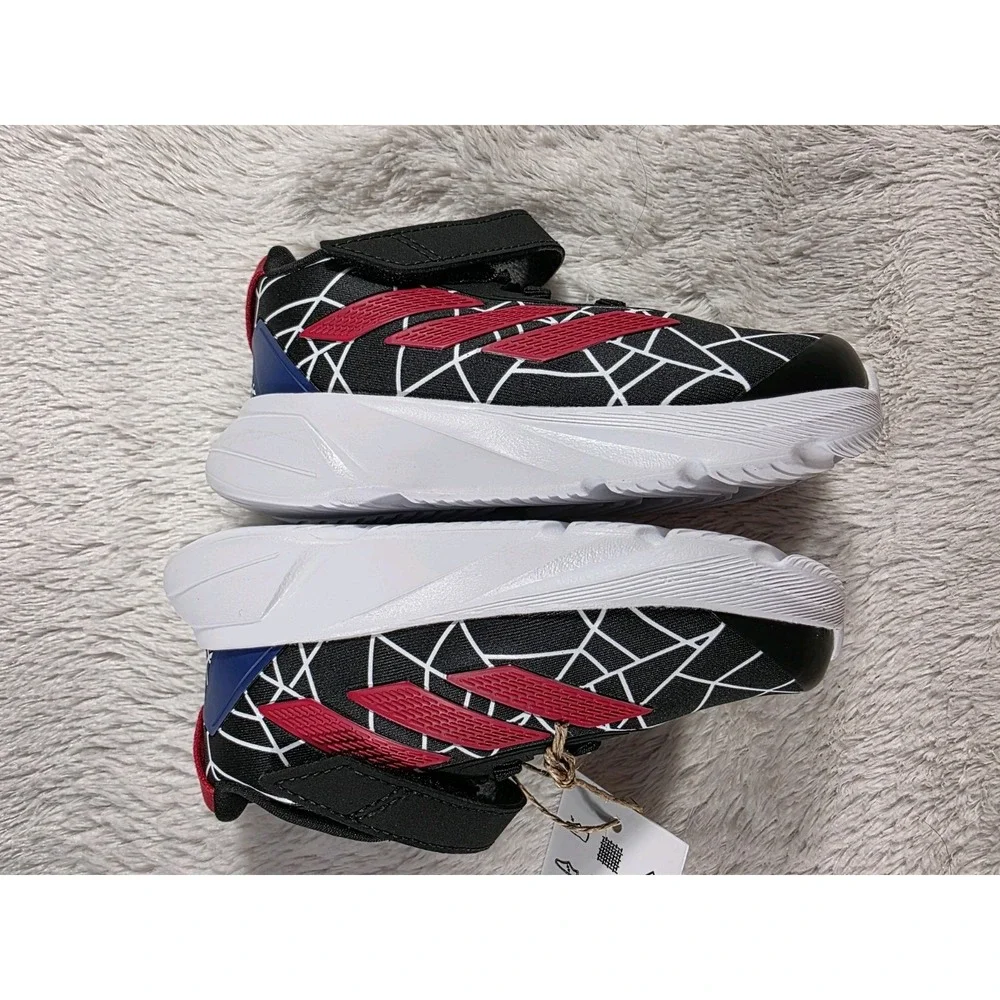 NEW Adidas Duramo Spider-Man El Boys Shoes Sneakers‎ Toddlers 4K